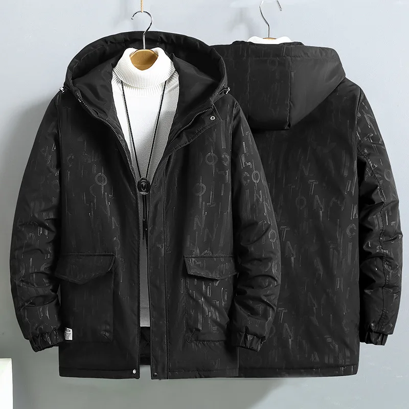

Осенне-зимняя мужская хлопковая одежда больших размеров 10xl 9XL, утепленная куртка, повседневное свободное пальто больших размеров, зимняя мужская куртка