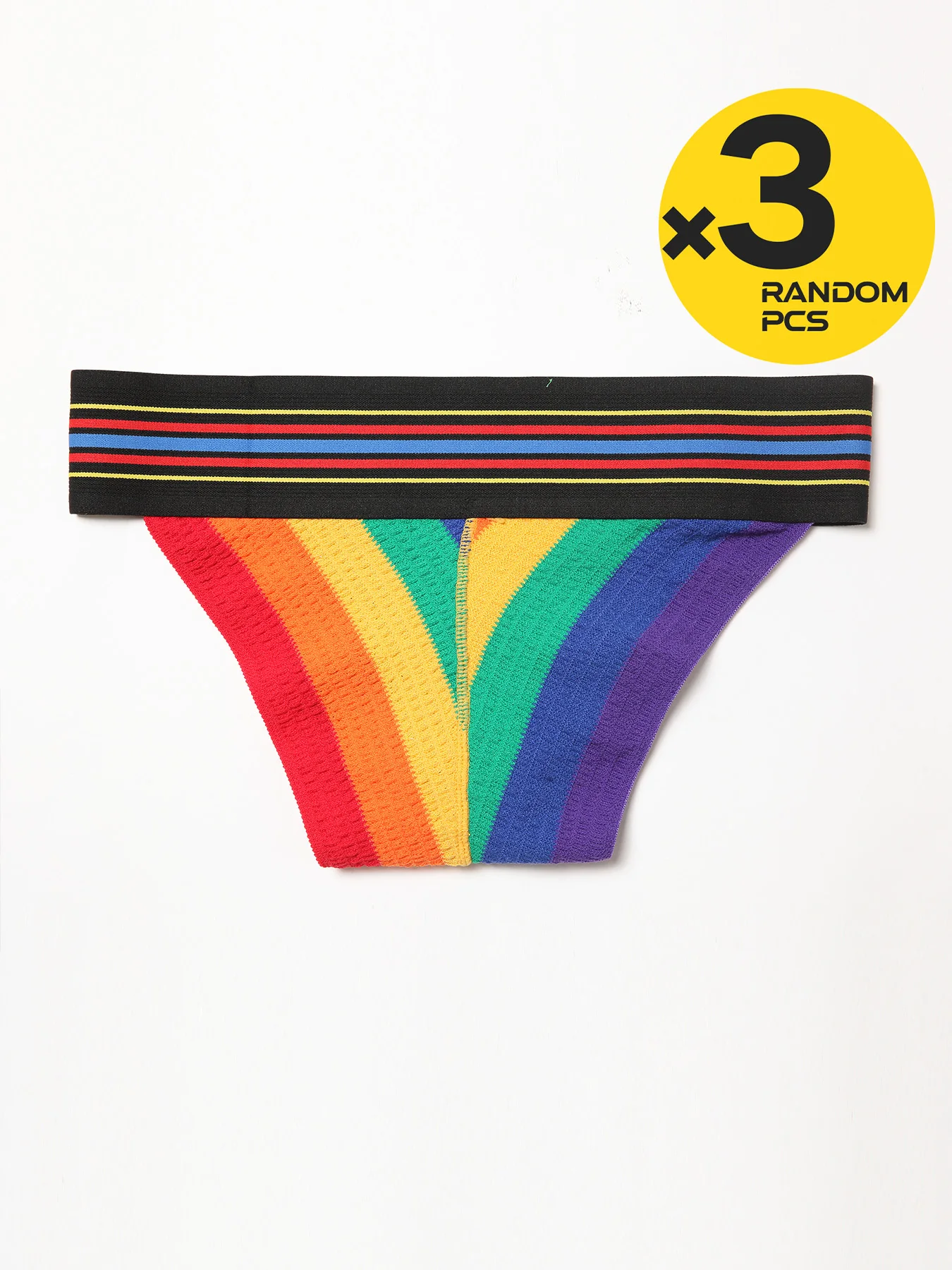 3/4 PCS Summer Hot Item Men's Briefs High Fork Triangle Pants Cotton Fabric Bikini Sea Blue Striped Elastic Band Underwear