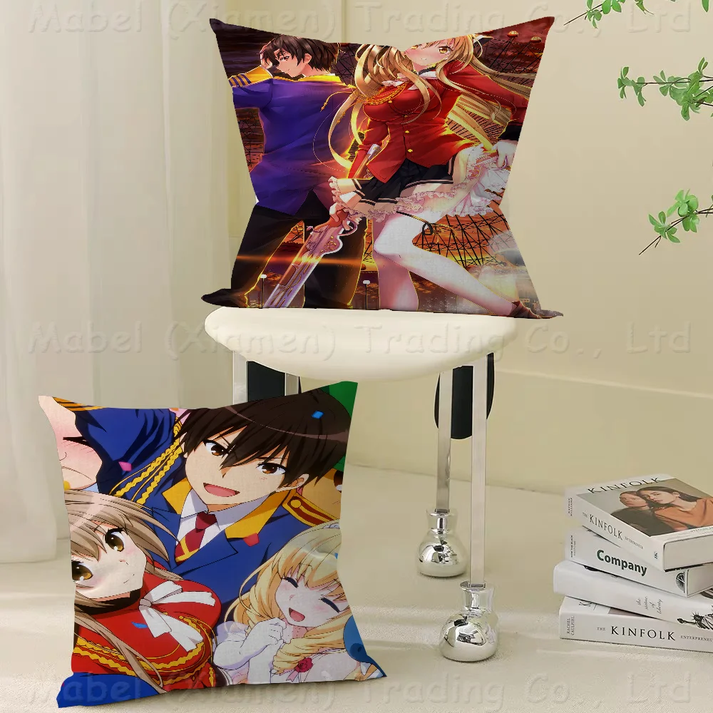 

Anime Amagi Brilliant Park Pillow Anime Pillow Sofa Bed Head Pillow Cover Cushion Cover 45x45 Cm Fashion