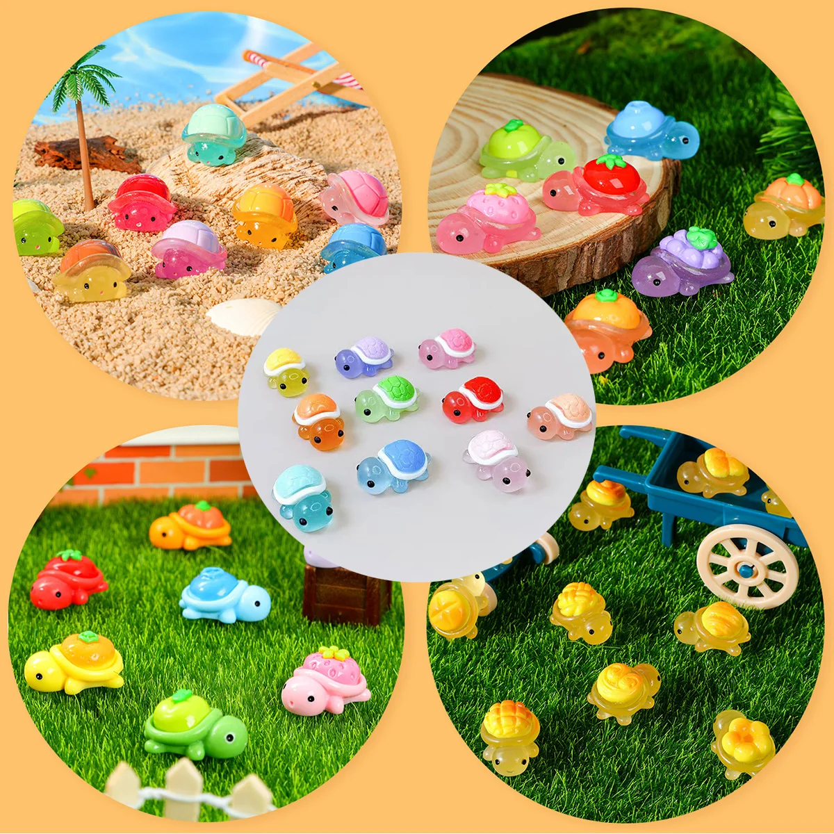Mini Ocean Resin Turtle Animal - огляд і ціна Resin Art Beach
