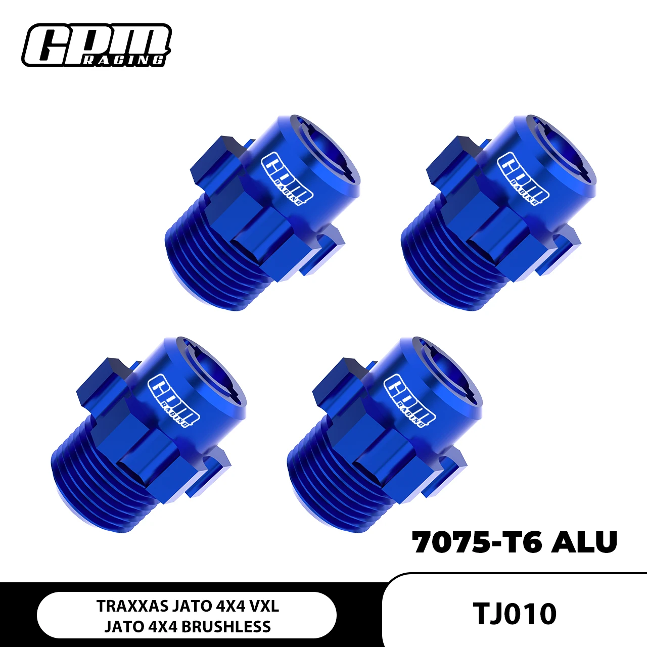 

Ступицы колес GPM 7075 из сплава 17 мм для TRAXXAS 1/8 JATO 4X4 VXL 9086