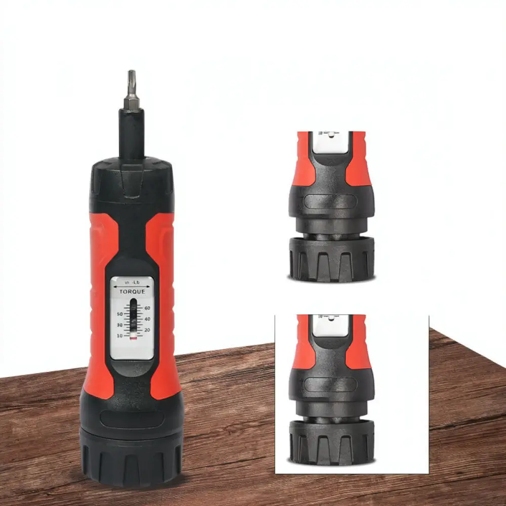Professional Torque Screwdriver 10 65 Inlb Manual Tool With Window Scale Display For Bicycle And Mechanical Repair Job