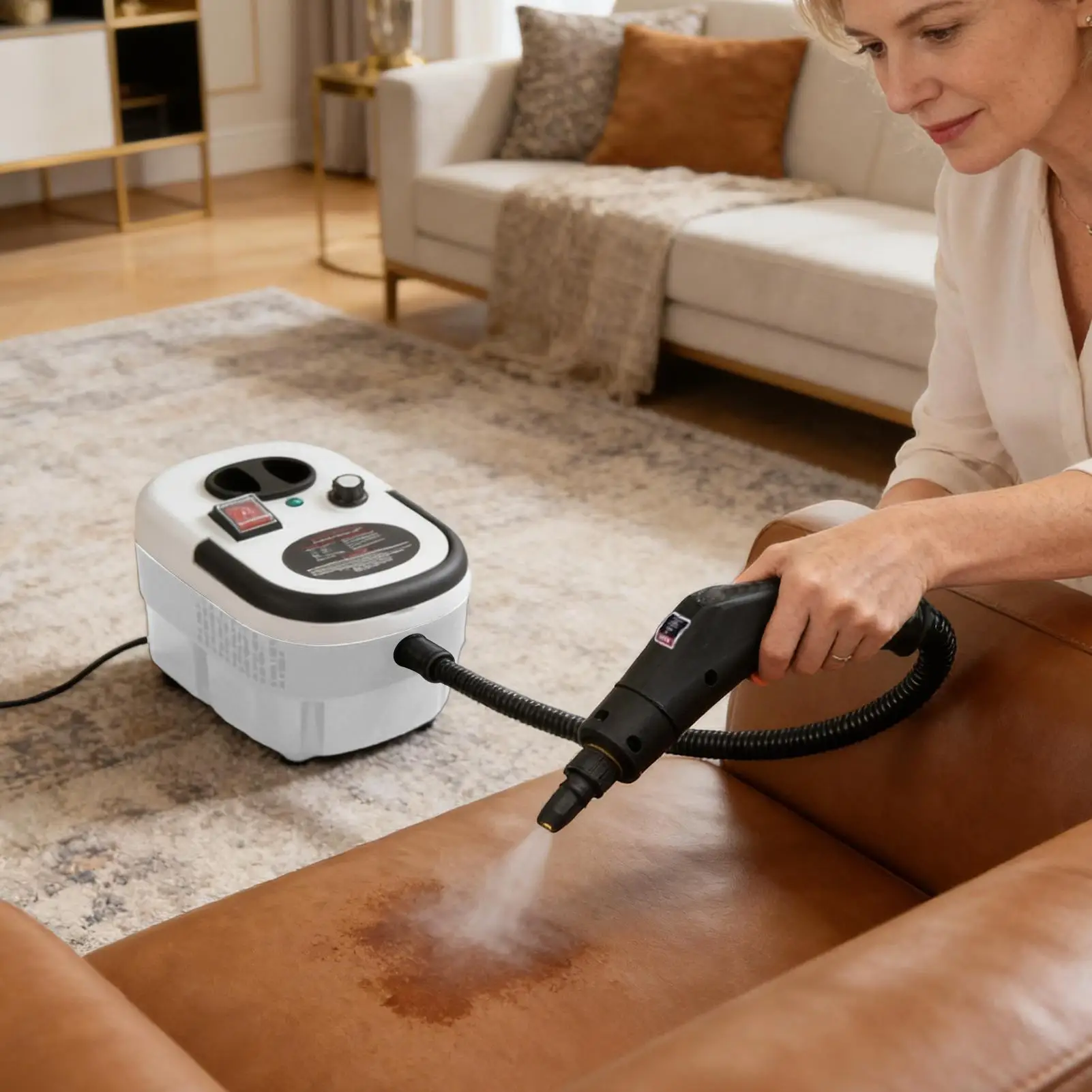 2500w Portable Handheld Steam Cleaner High Temperature Pressurized Steam Cleaning Machine For Kitchen Grout Floor Car Cleaning - view 5