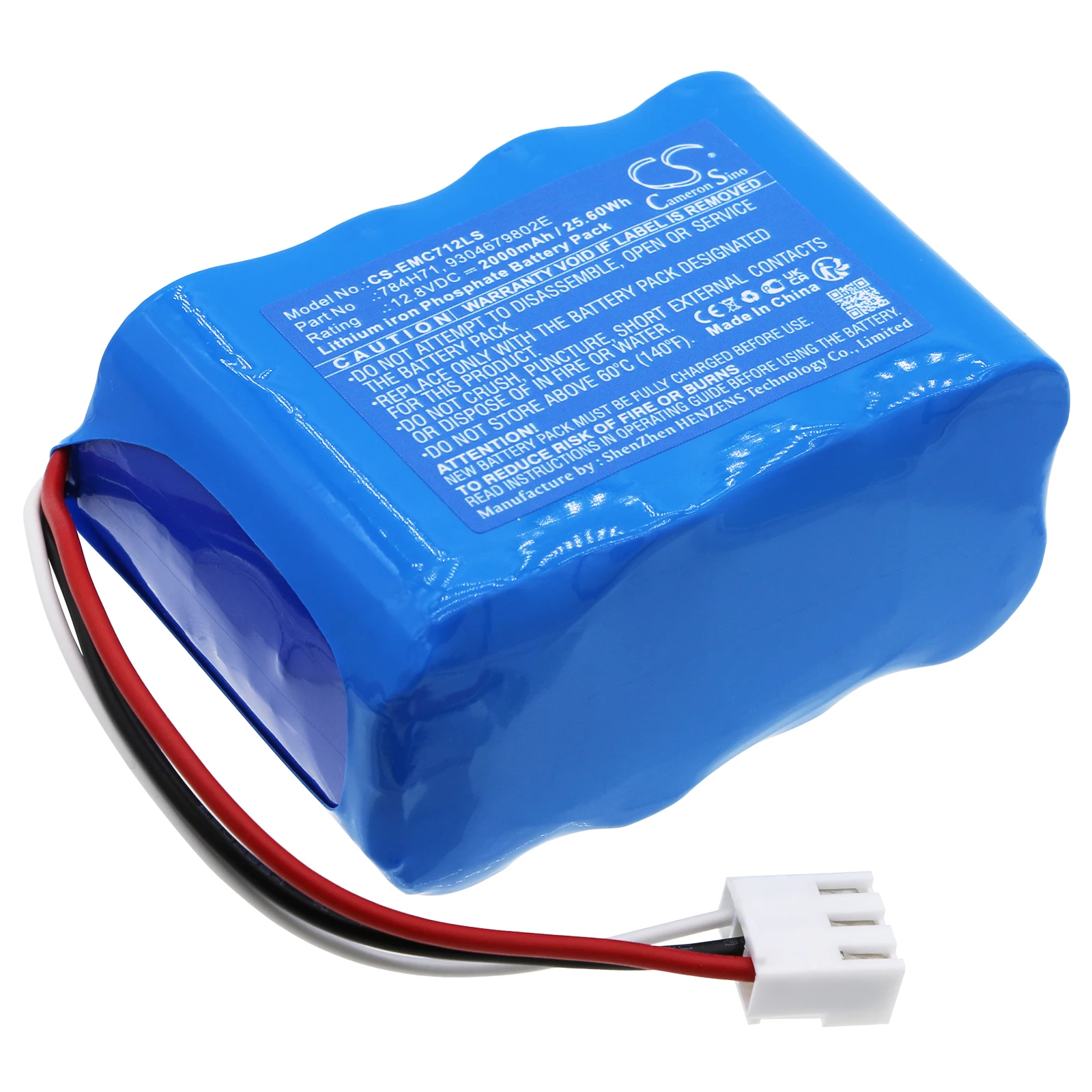 CS Replacement Battery for Dual-Lite EVCH12 PN:784H71,9304679802E 2000mAh / 25.6Wh