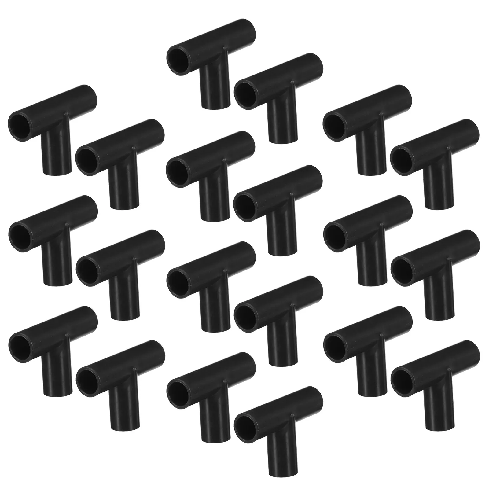 

20Pcs Closet Buckle Connector Plastic T-Joint 11Mm for Wardrobe Frame DIY Shoe Rack Clothes Organizer Modular Storage Connectors