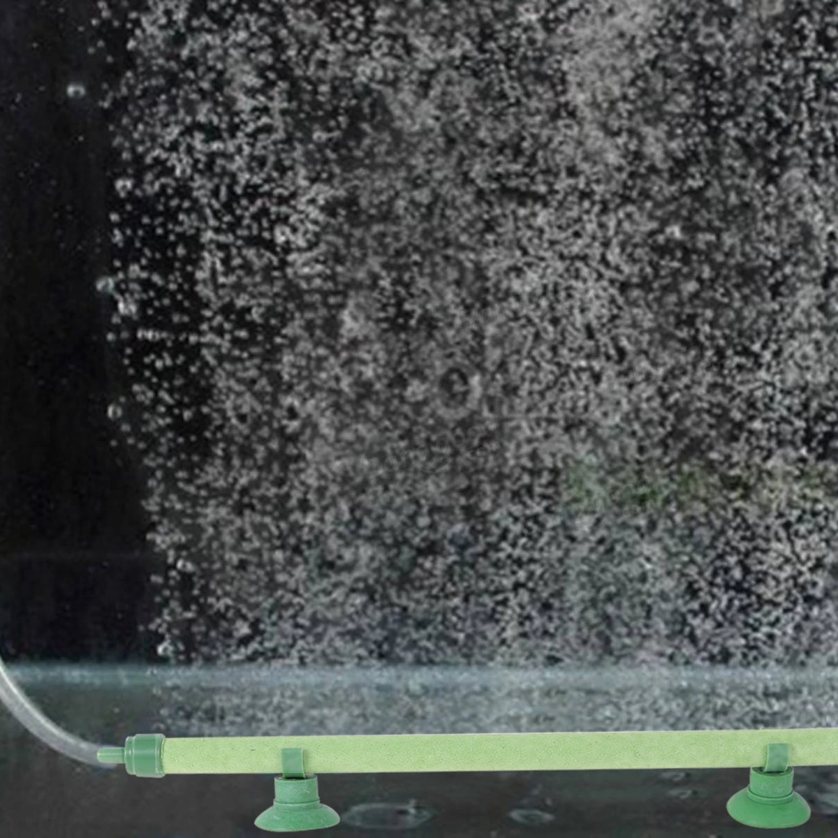 

1pcs 10 Inches Air Stone Bubble Bar For Fish Tank Aquarium Oxygen Strip Wall Tube Green With Suction Cups Connector Air Pump