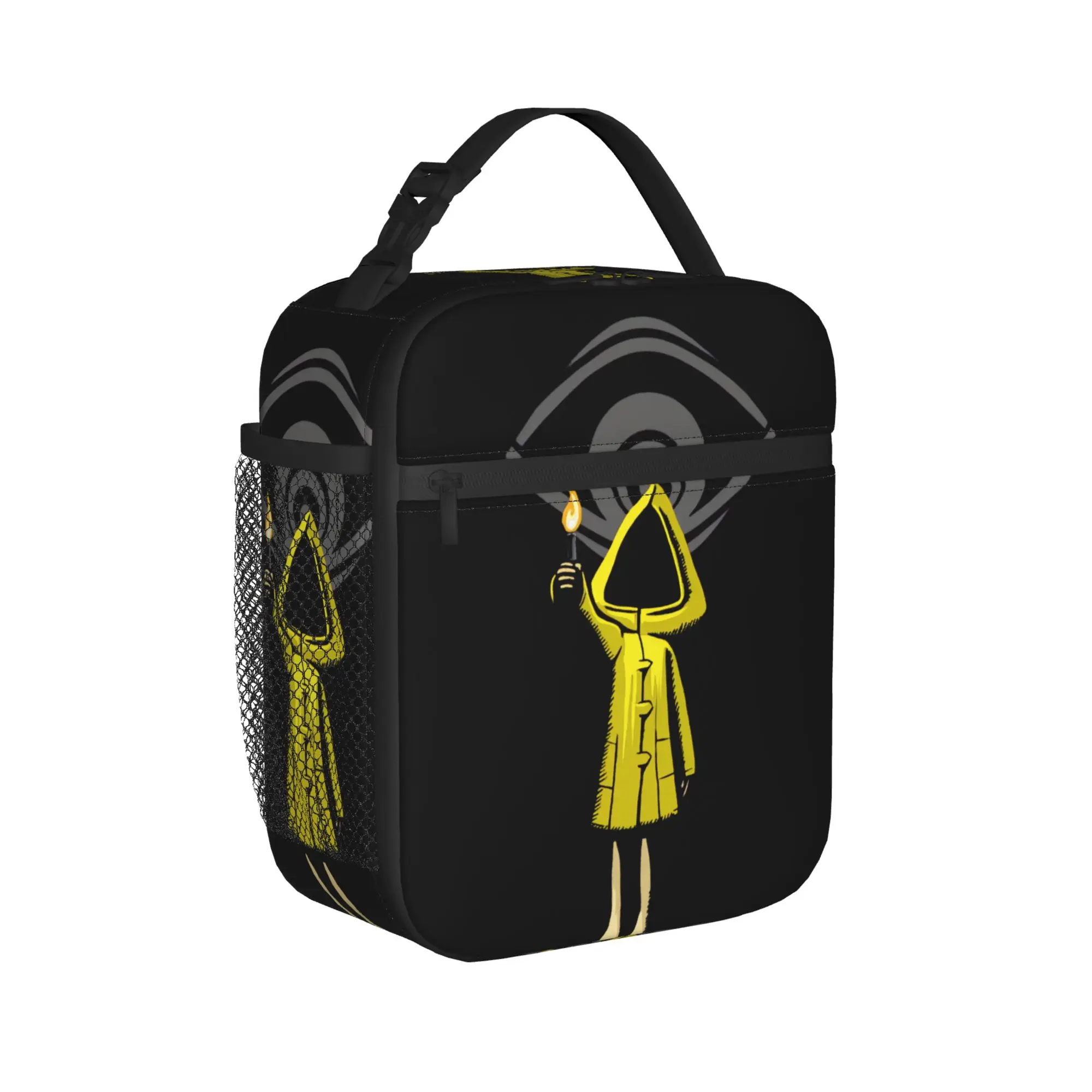 Little Nightmares Video Game Insulated Lunch Bags Portable  Reusable Thermal Bag Tote Lunch Box Work  Travel Men Women