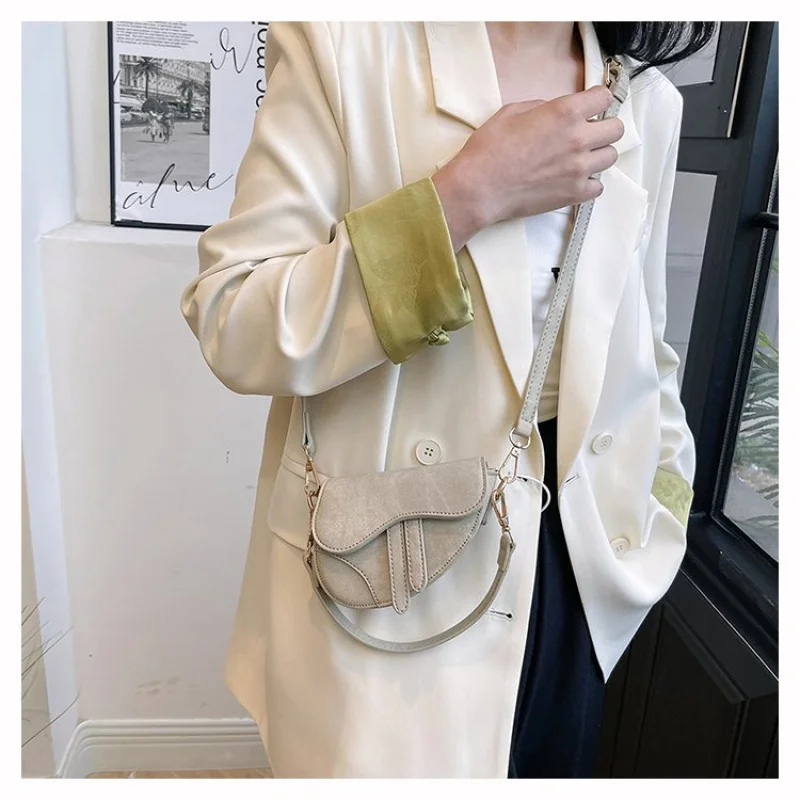 

Модная женская сумка-мессенджер из кожи премиум-класса, парижская повседневная винтажная легкая аккуратная повседневная сумка ​