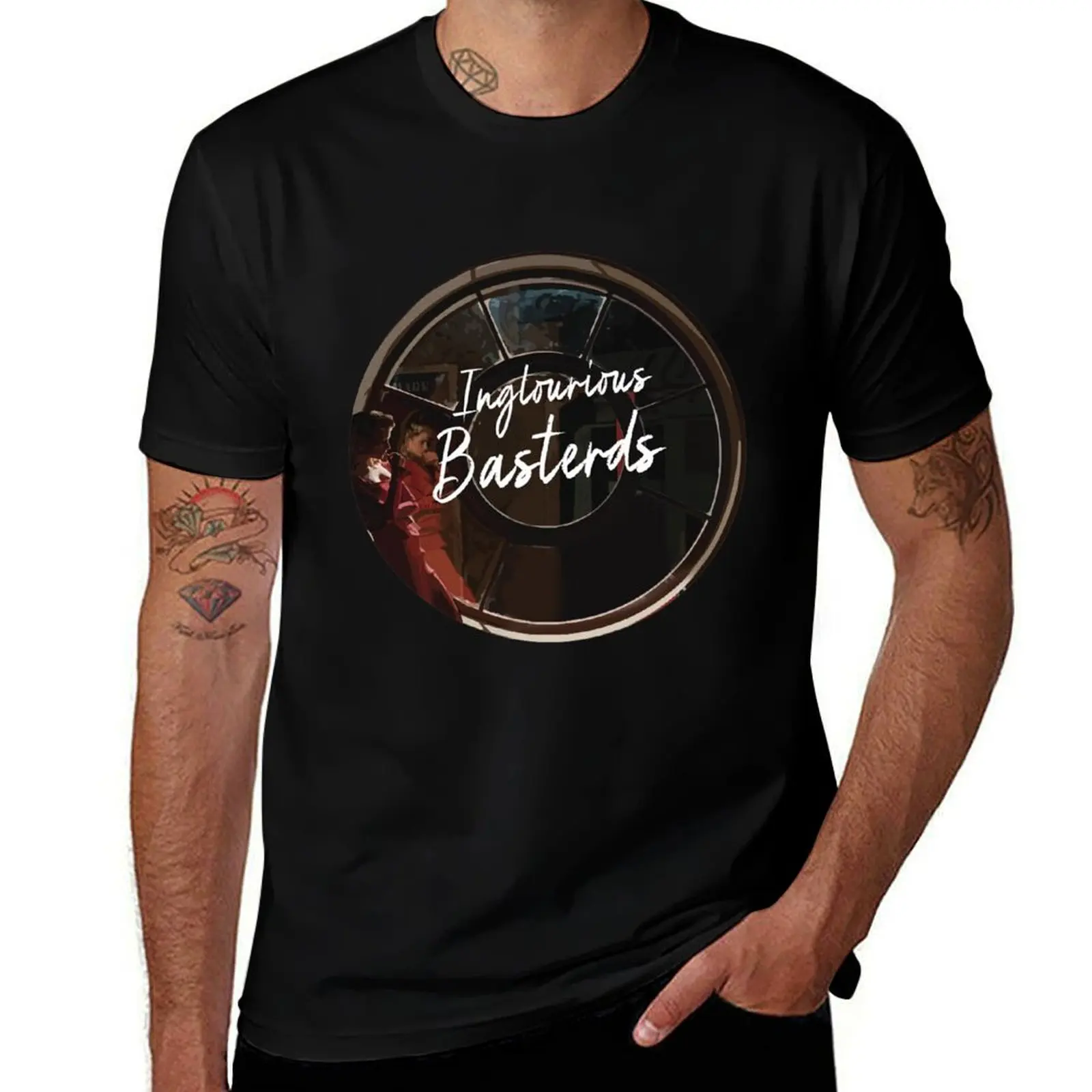 

inglourious basterds round T-Shirt Casual Work Wear T-Shirt