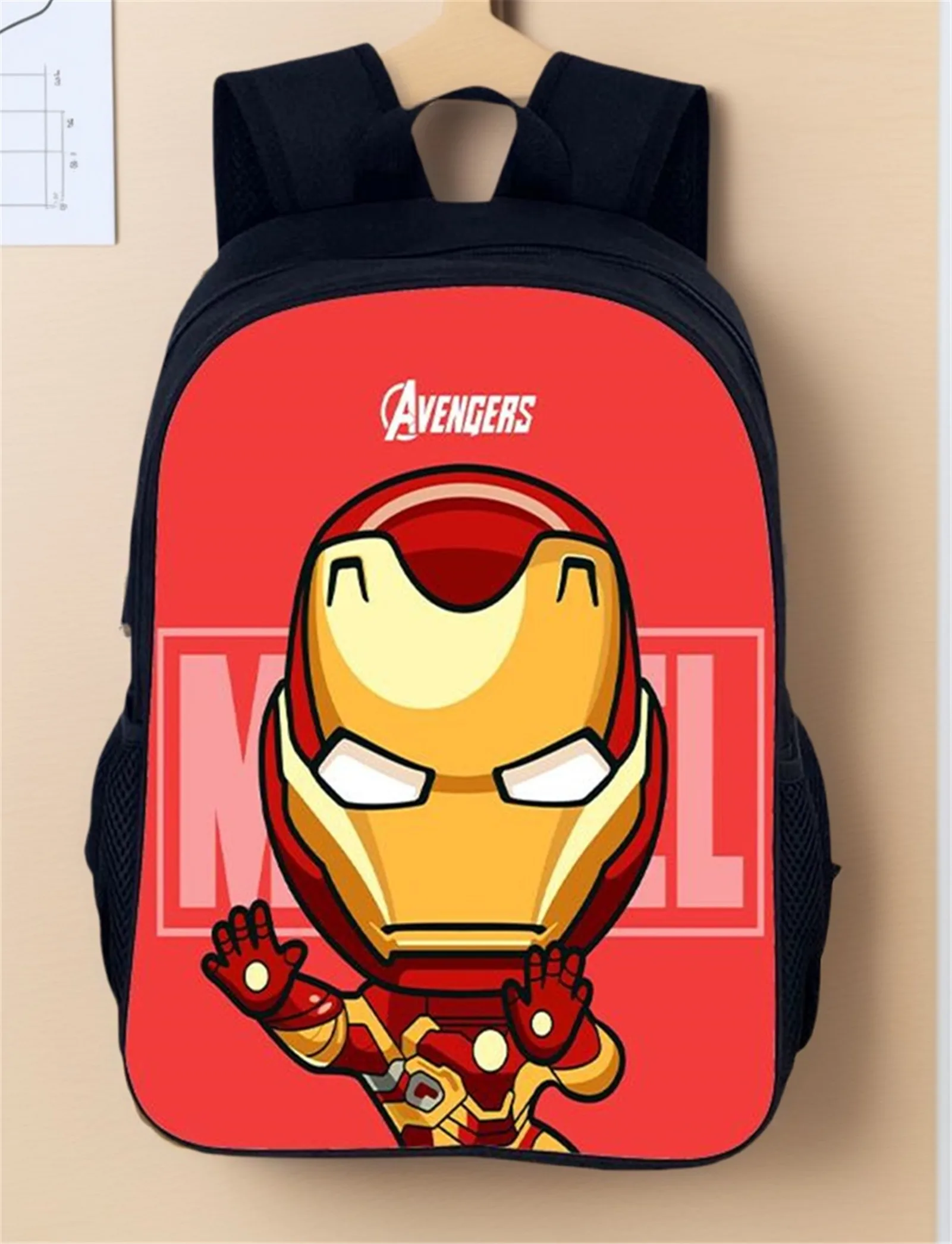 

Marvel Iron Man Backpack Children Back to School Classic Bags Boys Girls Casual Knapsack,Lightweight Laptop Computer Rucksack