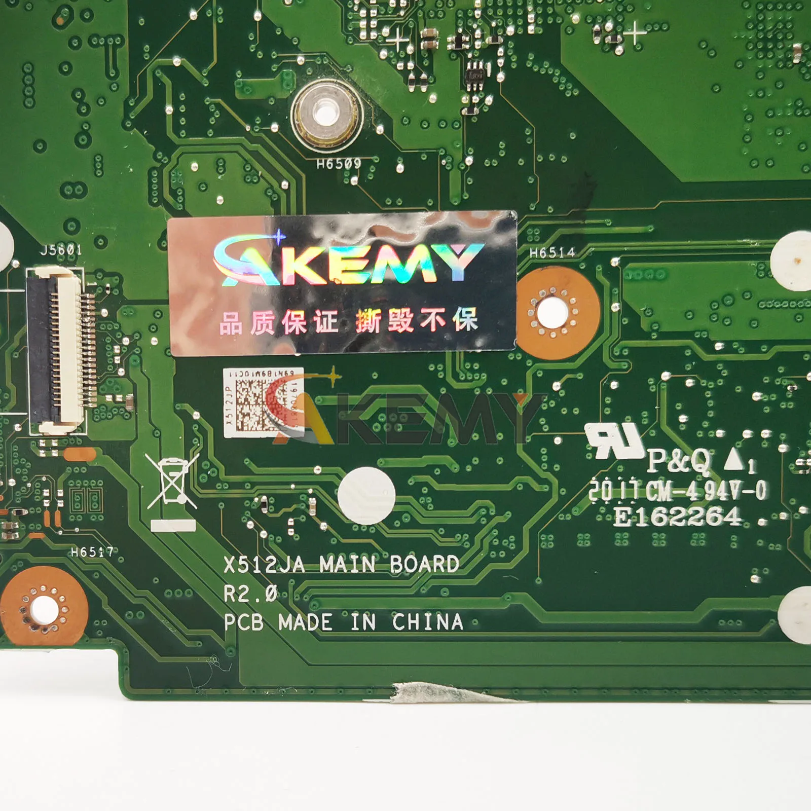 Placa-mãe para laptop X512JP, placa principal para ASUS X512JF S512J X512JP K512J V5000J X512J X512JAU A512J X512JAW com 10a geração I3 i5 i7