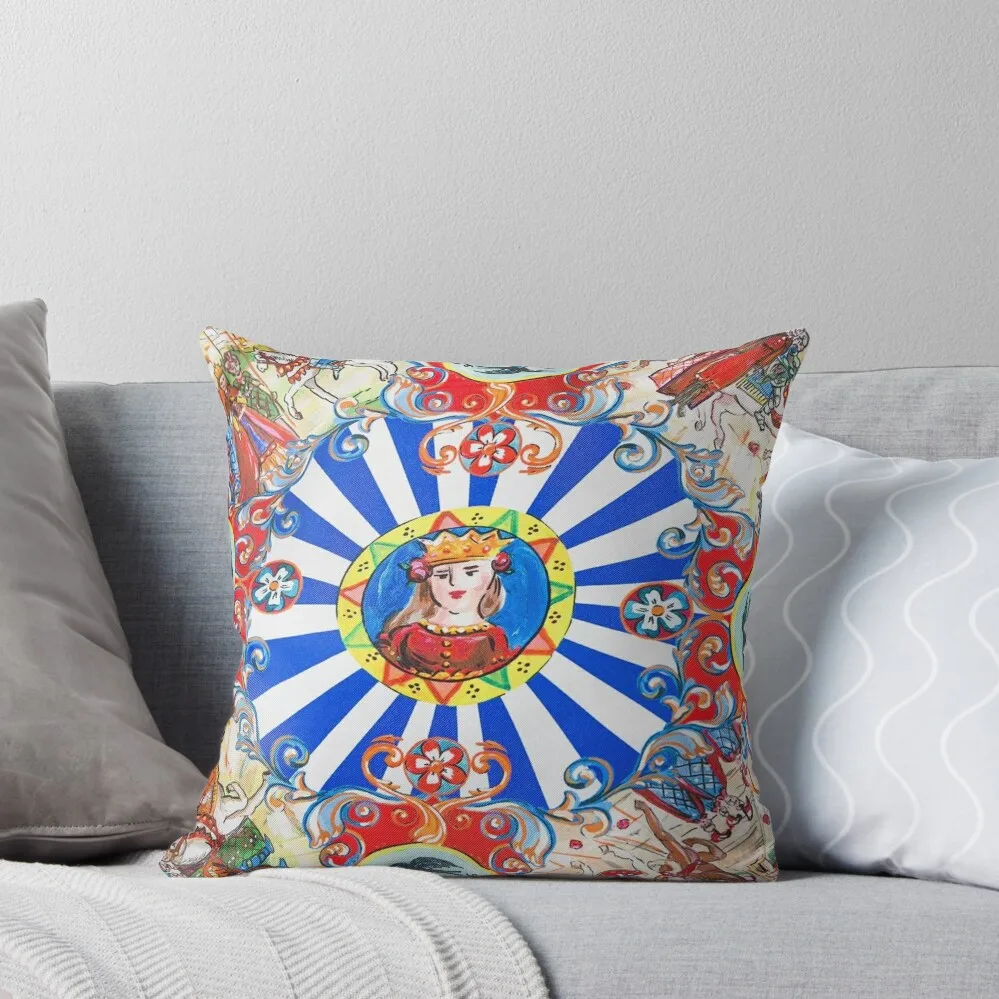 Sicilian Art Throw Pillow pillowcases for sofa cushions Sofa Cushion bed pillows pillow