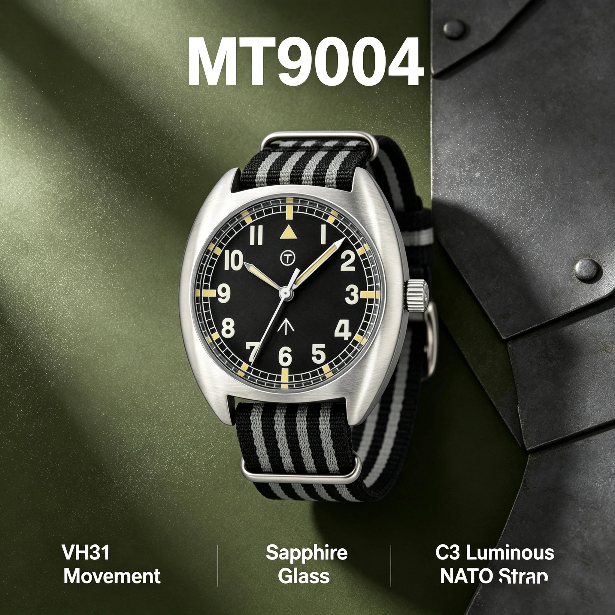 Vintage Pocket Watch - MILITREK MT9004 빈티지 밀리터리 쿼츠 시계