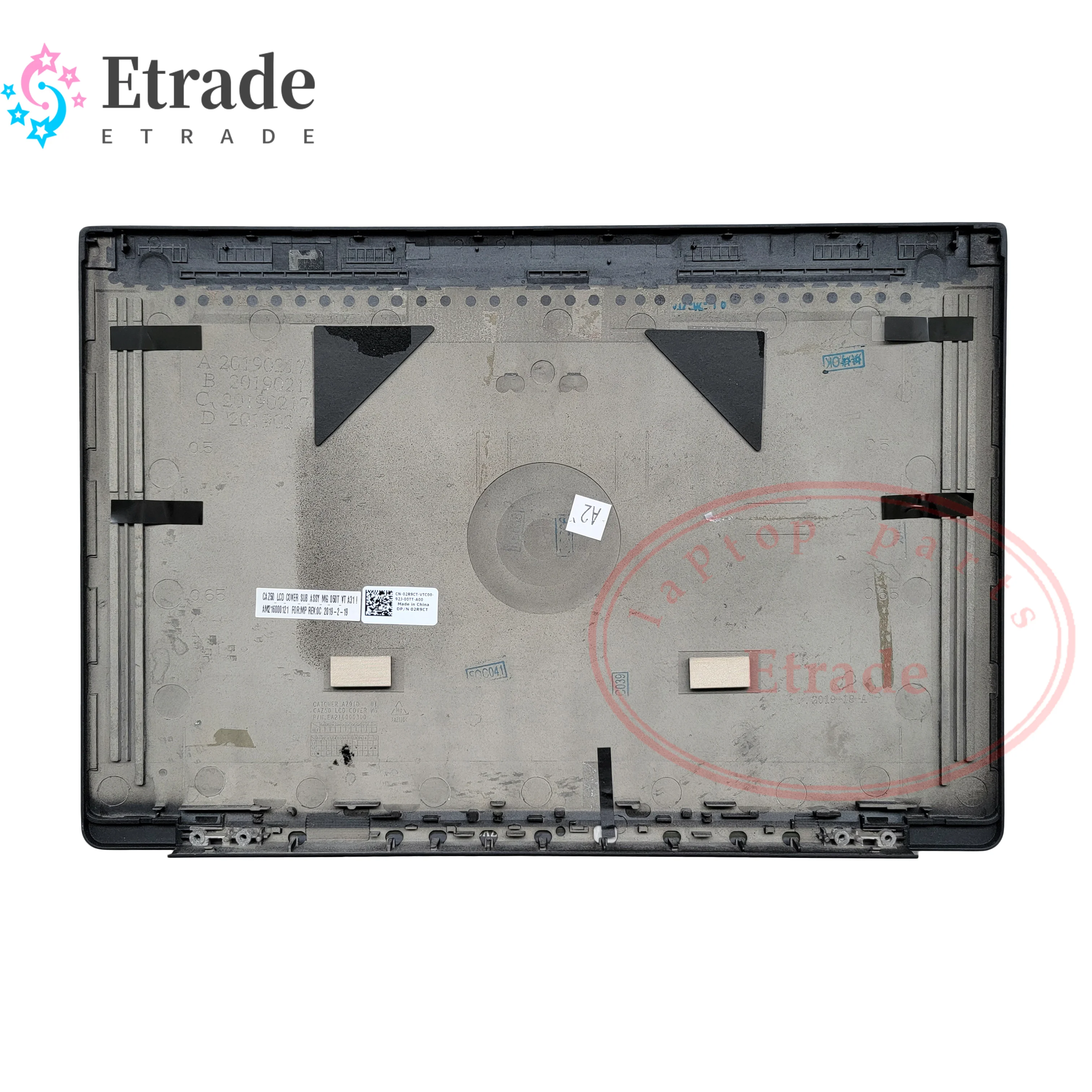 Imagem -02 - Tampa Traseira Lcd para Dell Latitude 7380 7390 E7380 E7390 Series Tampa Traseira 2r9ct 95 Novo Original