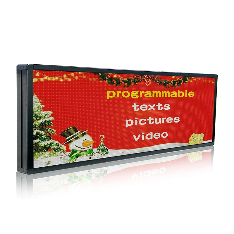 Custom WiFi-Controlled P10 Led Programmable Sign Display Board LED Sign Outdoor Moving Message Text Scrolling Led Sign Display