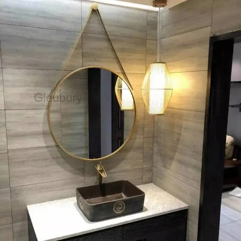 Floor Mirror Dressing Bedroom Decorative Mirror Adjustable Angle Solid Wood Stand Safe Stable Daily Use Espejos De Piso Decor
