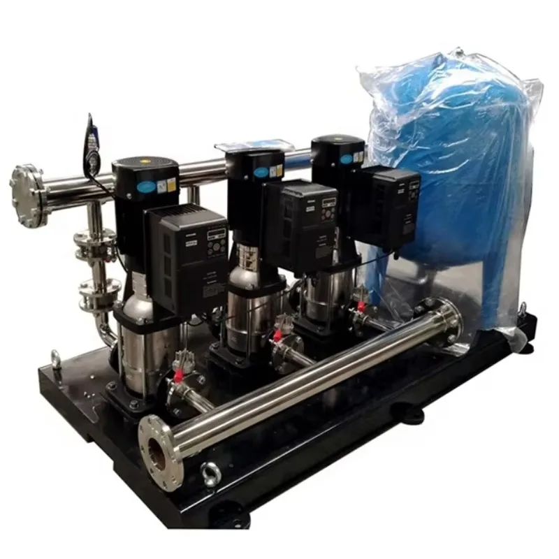 DUPLEX CONSTANT PRESSURE SYSTEM Booster Pumps Set For Treated Water For Water Treatment Station Reverse Osmosis.