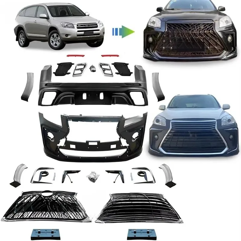 

Vehicle Body Styling Kit Bumper Assembly Exterior Parts Fit for LX570 2009
