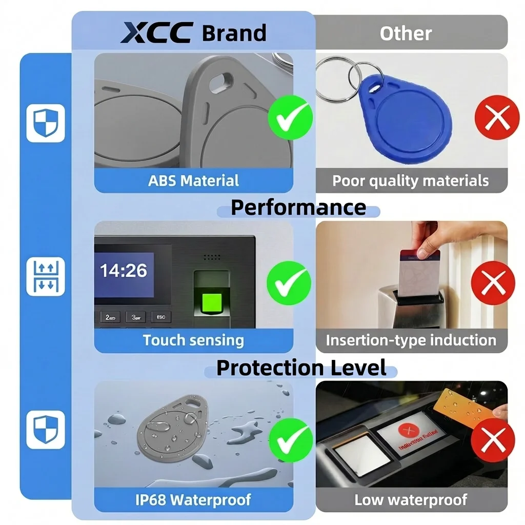 Image 7: Porte-clés NFC NTAG215, étanche IP68, réinscriptible, 504 octets, compatible avec Amiibo et Apple Shortcuts pour iOS/Android