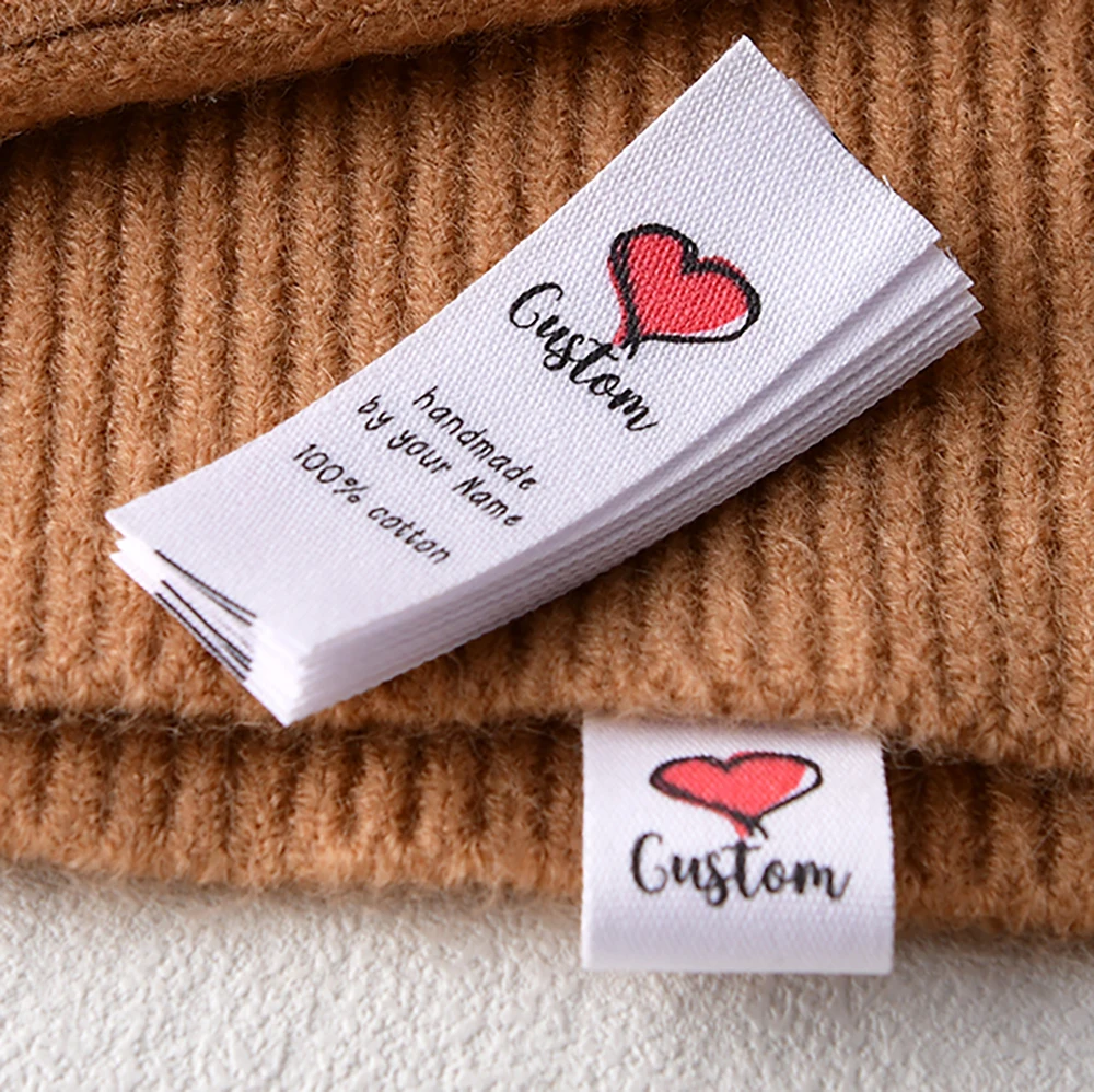 Soft Washable Custom Cotton Webbing Label 0.79