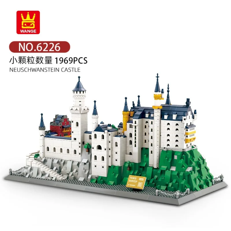 

Wange Blocks Architecture Neuschwanstein Castle Building Bricks Juguetes Kids Adult Toy for Children Gift Christmas Present 6226