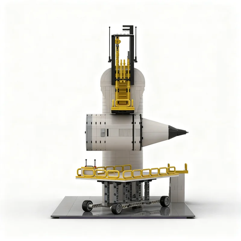 1724pcs MOC Rolls Royce Test Airplane Engine Base City Airport Model Building Blocks Architecture Toy Festival Gifts Birthday