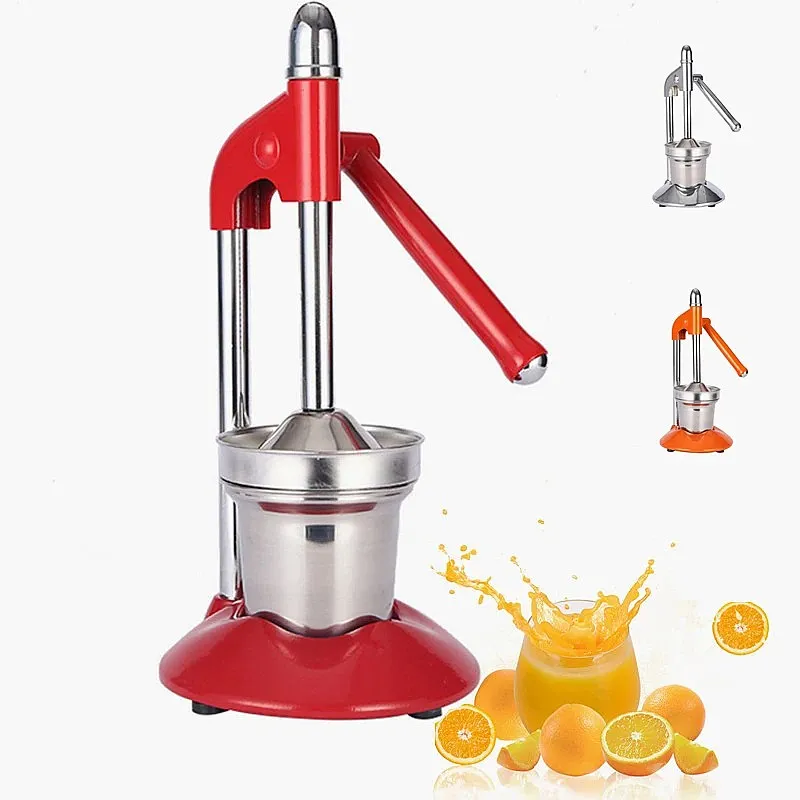 Citrus Juicer Commercial Stainless Steel Manual Juicer for Lemon Orange Pomegranate Heavy Duty