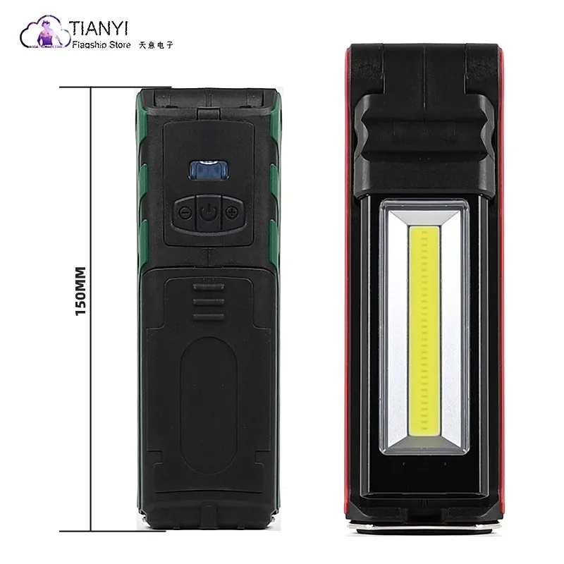 Magnet COB work light car emergency lighting led auto repair car home rechargeable lamp maintenance emergency light