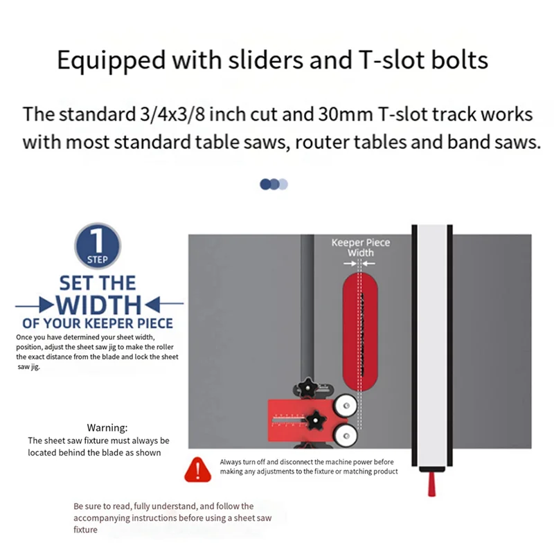 

Woodworking Bearing Wheel Presser Quick Cutting Limit Backer Woodworking Workbench Chute Positioning Fixer Easy To Use