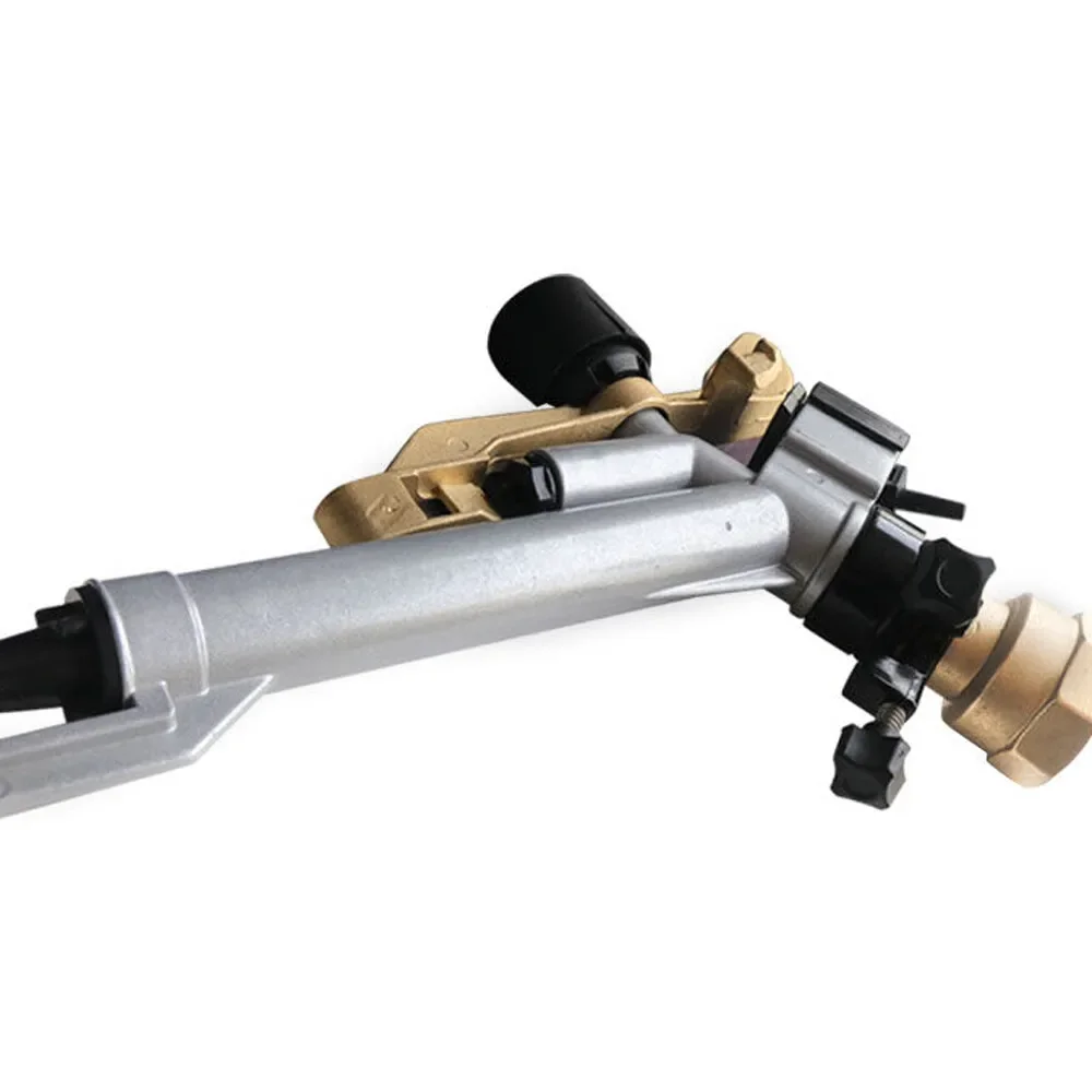 1.5-Inch Heavy Duty Impact Sprinkler Gun - 360° Full Circle Spray w/5000 sq ft Coverage for Lawn & Farm Irrigation