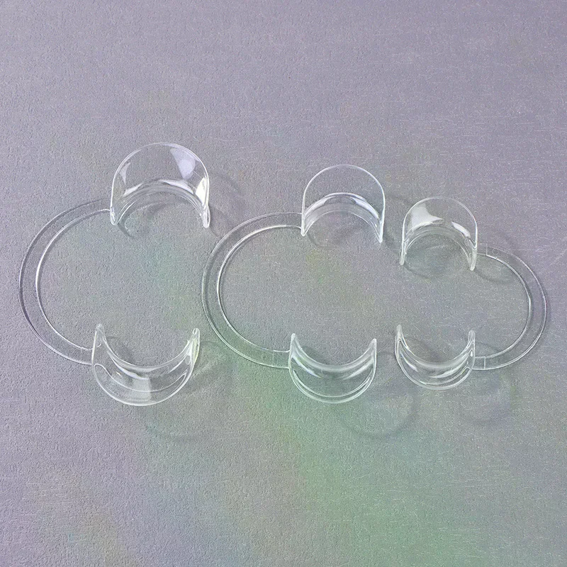 5pcs Lip Tool Plastic Transparent Dental C-shape Cheek Retractor Mouth Opener Intraoral Dentist Orthodontic for Tooth