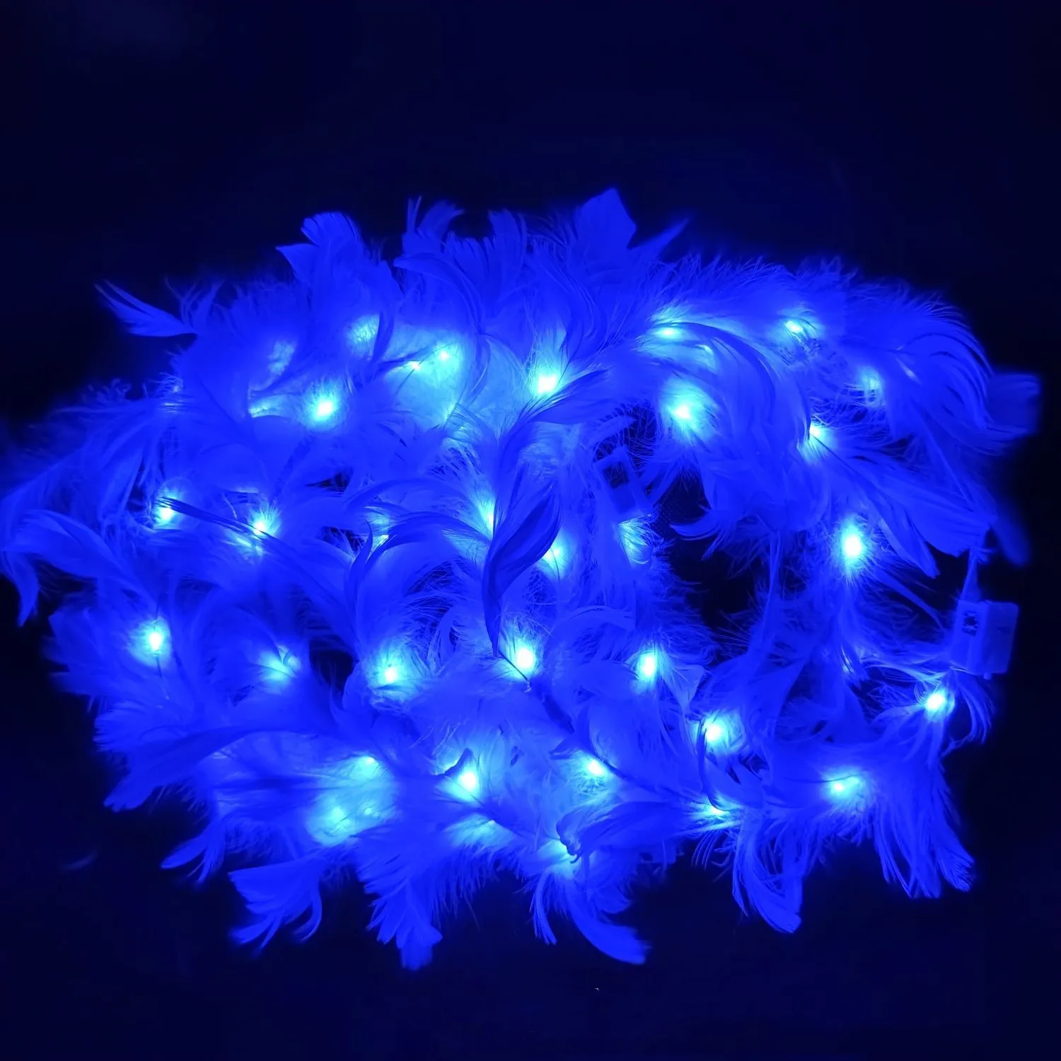 10 Pack Led Headbands Toys For Kids Glowing Feather Garland Party Favors, Fairy Headdress,Classroom Prizes,Goodie Bag Stuffers