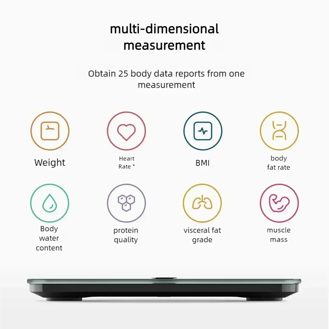 New Xiaomi Mijia Body Fat Scale S400 Pro 3.5-inch Color Screen Bluetooth 5.1 Smart Home Body Composition Scale For Mi Home APP