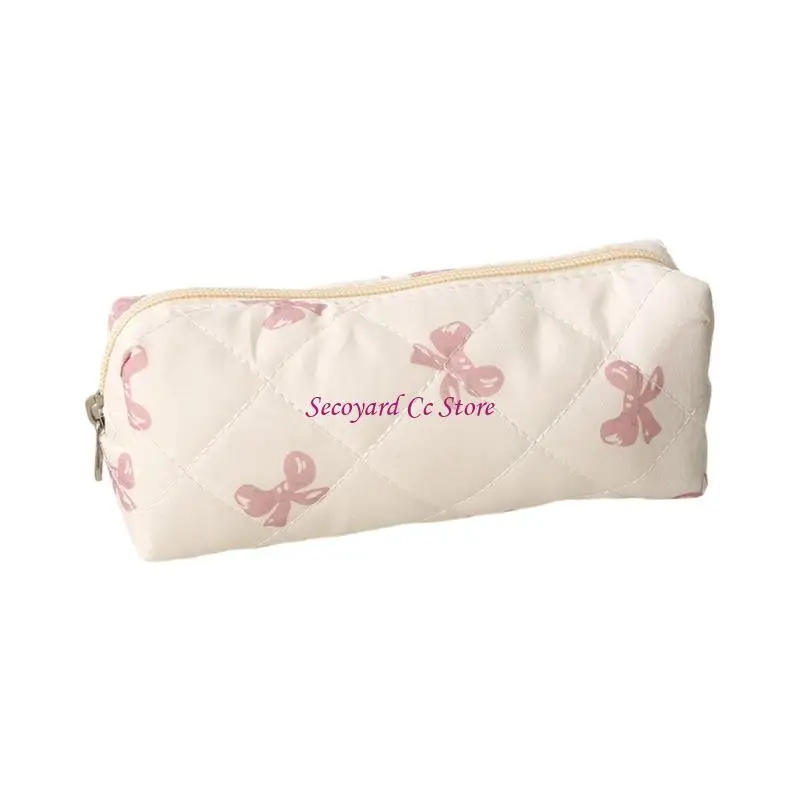 N3UC Artistic Pattern Polyester Pencil Case Large Capacity Waterproof Lining Lightweight For School Office Supplies