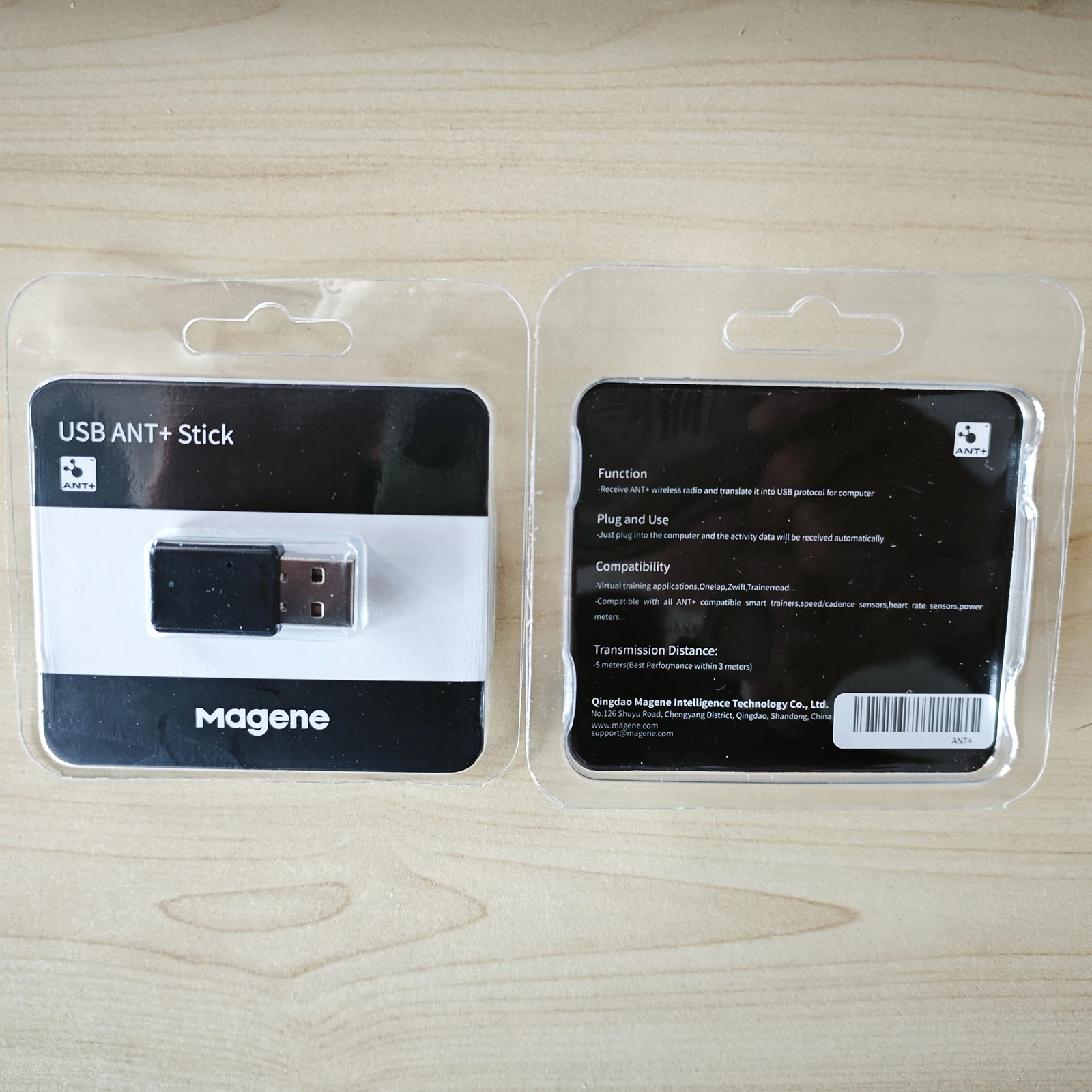 

Magene USB ANT+ Stick Sensor Data Heart Rate Receiver Compatible Garmin Forerunner Stopwatch Series Bicycle Computer ANT+ USB