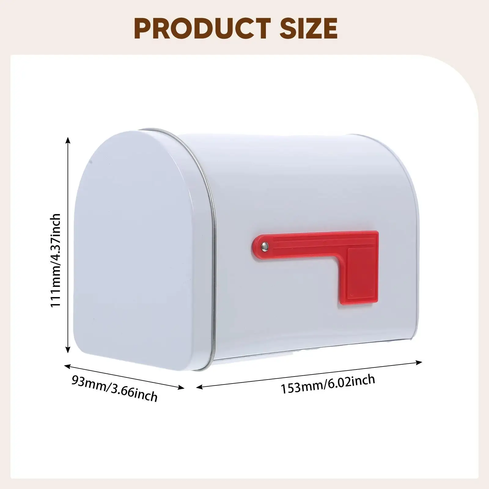 صندوق بريد صفيح، لعبة صندوق بريد ديكور على الطراز العتيق لعيد الميلاد لعلبة بريد الحديقة وبريد المزرعة وعيد الحب