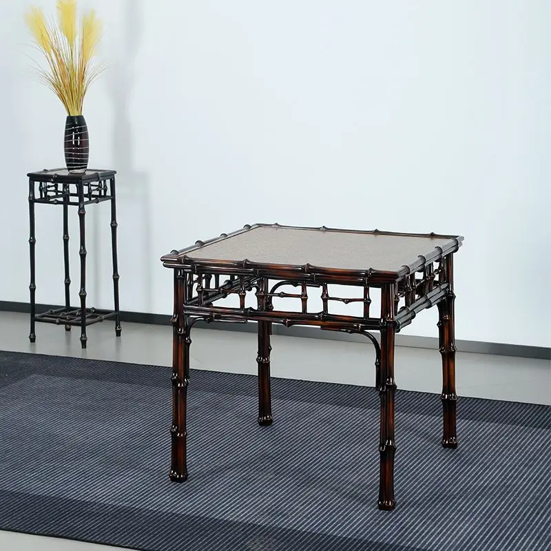 

Tea table square table household living room balcony coffee table armchair combination