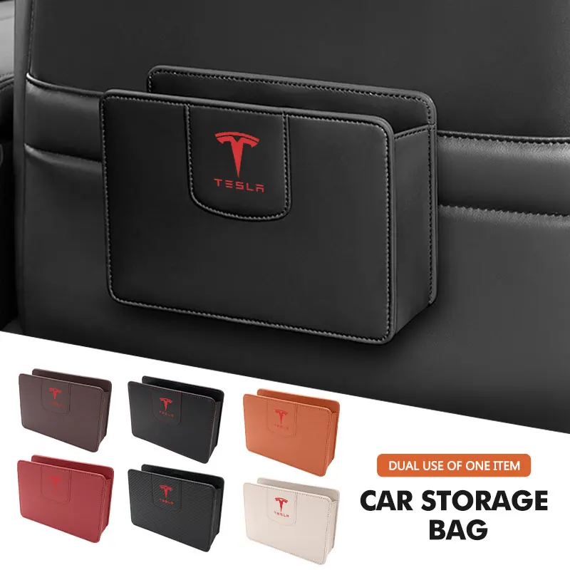 Car Door Storage Box Trash Bin Garbage Cup Holder Card Pocket For Tesla Model Y 3 S X Roadster Bonina