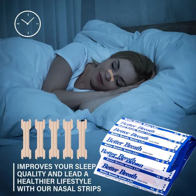 vvocci Snore Breath Better Anti Nasal Strips for  Adults Patch , Good Sleep Disposable Protective Equipment 10pcs 30pcs 60pcs