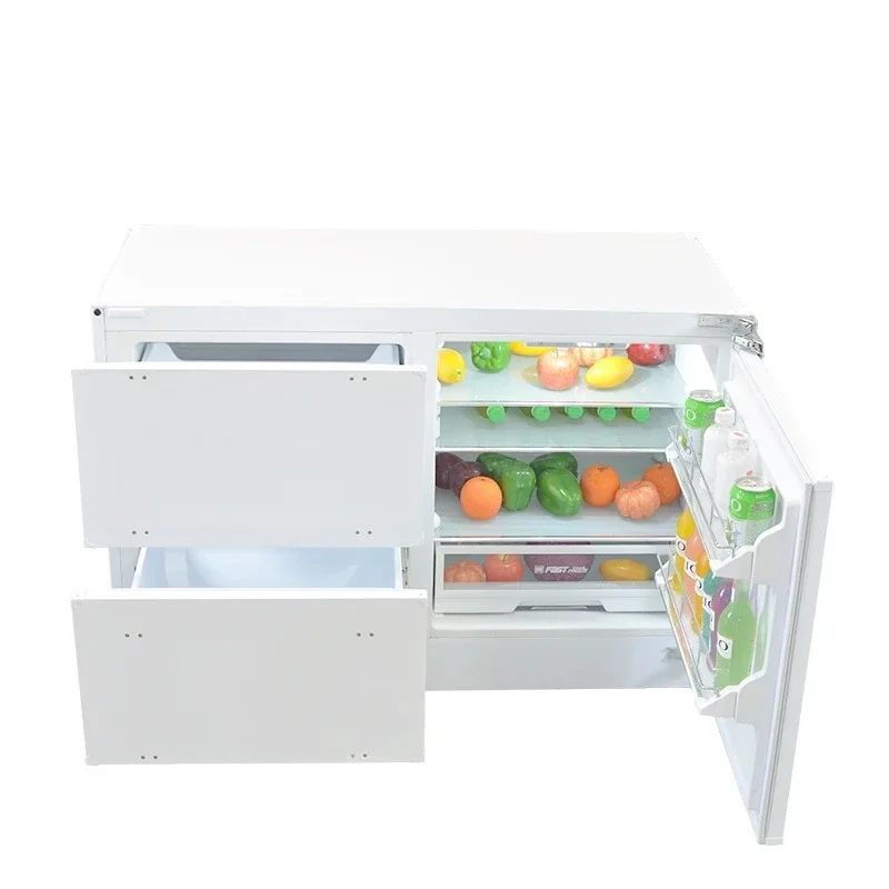 

Built-in fully embedded air-cooled frost-free electronic temperature-controlled frequency conversion refrigerator