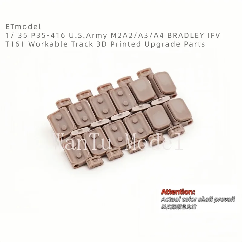 ETmodel  1/ 35 P35-416 U.S.Army M2A2/A3/A4 BRADLEY IFV T161 Workable Track 3D Printed Upgrade Parts