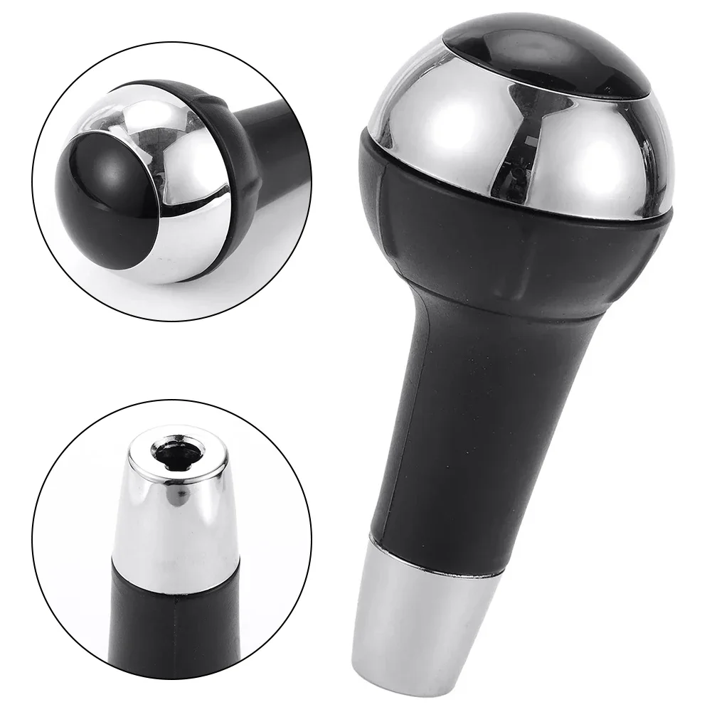 

Для FIAT 500C 2012-17 автоматическая ручка переключения передач, головка переключения передач, черный, серебристый тон, сменная ручка переключения передач, аксессуары для салона автомобиля