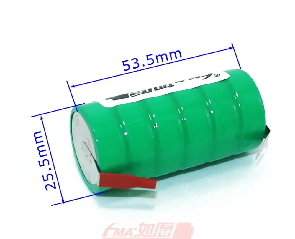 FMA 7.2V 330mAh 6/V 330H Ni-MH  Battery for Motorbike Anti-Theft Car Alarm System Volvo-8637399 Medical Electronic Throat