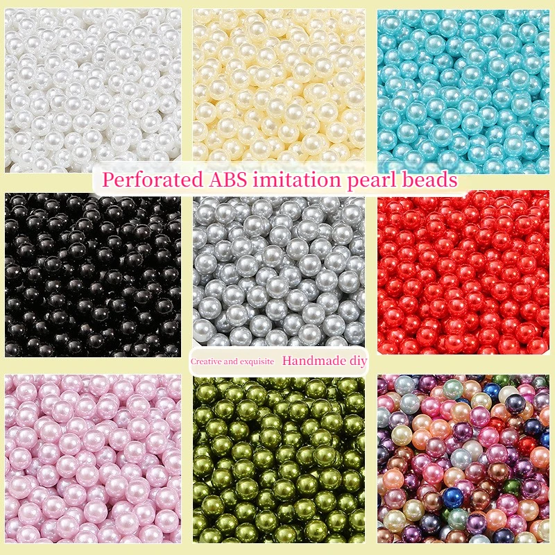 

3-12mm 500g Round Multi Color Acrylic Imitation pearl beads Loose beads For DIY Scrapbook Decoration Crafts Making
