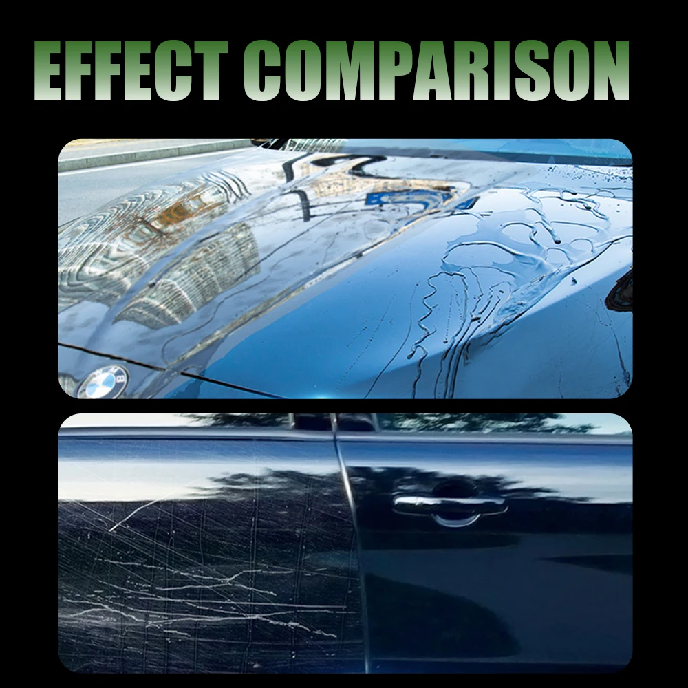 Hgkj 9H Anti-Scratch Auto Ceramic Glass Coat Liquid Hydrophobic Paint Care Super Hydrophobic Glass Coating Set Nano Materials