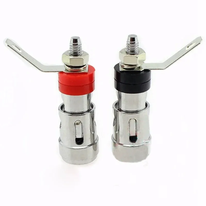 

100pcs Connector Terminal Socket Spring Self-locking Terminal Block Press Type for Speaker Amplifier