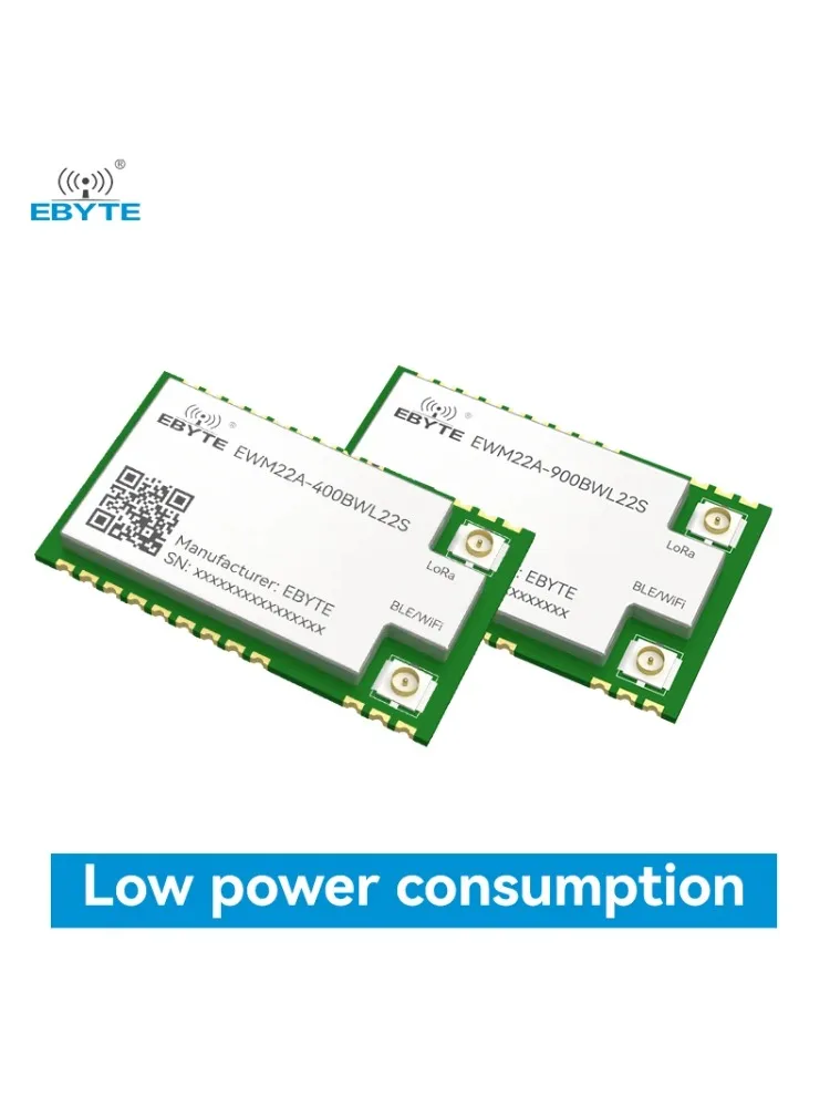 Moduł bezprzewodowy All-in-one 433/868/915MHz BLE/WiFi/LoRa EBYTE EWM22A-900BWL22S, elastyczna płytka testowa o niskim poborze mocy — zdjęcie produktu 7