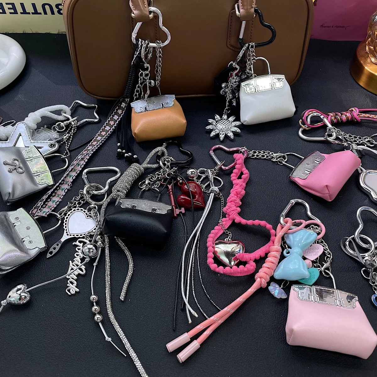 

Сумка, автомобильный брелок, нейлоновая веревка, чехол для наушников, цепочка, подвеска, креативная красочная персонализированная ручная веревка