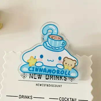 Nový kreativní držák na brožury Sanrio Kuromi HelloKitty My Melody Student Kawaii Cinnamoroll akrylový držák na poznámky pro dívku, dárek 8 nejlepší prodej Kryt demonstrace Sanrio - №3