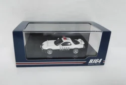 H7640021 Diecsat 1/64 Mazda RX-7 FD3S Niigata Police Traffic Patrol Car